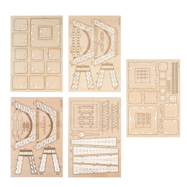 Hands Craft - Wholesale Puzzle - Kids - 3D Laser Cut Wooden Puzzle: Eiffel Tower3