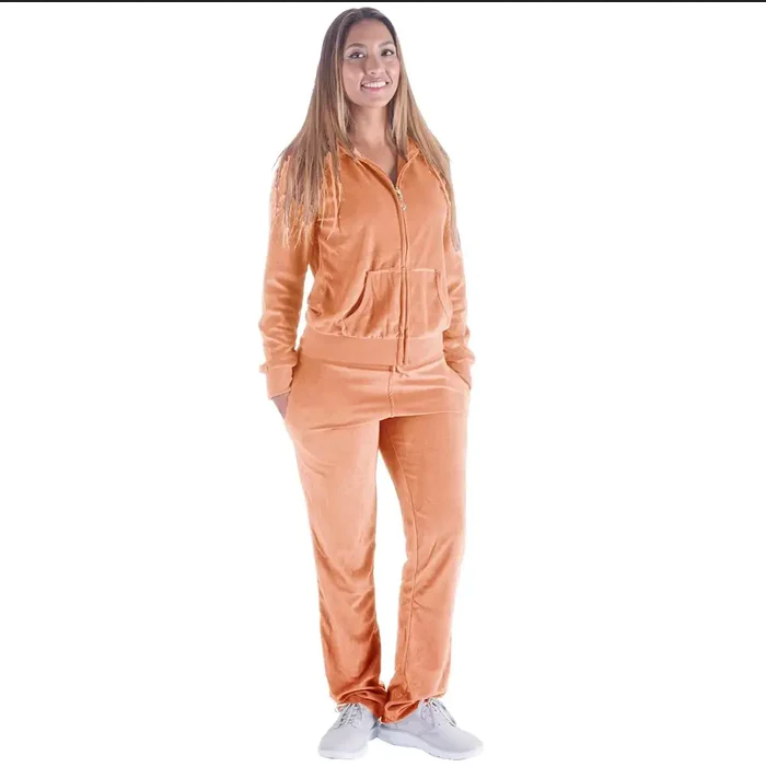 Generation XYZ - Wholesale Lounge Set - Women's - Women's Velour Set (HF-LJS-200)5