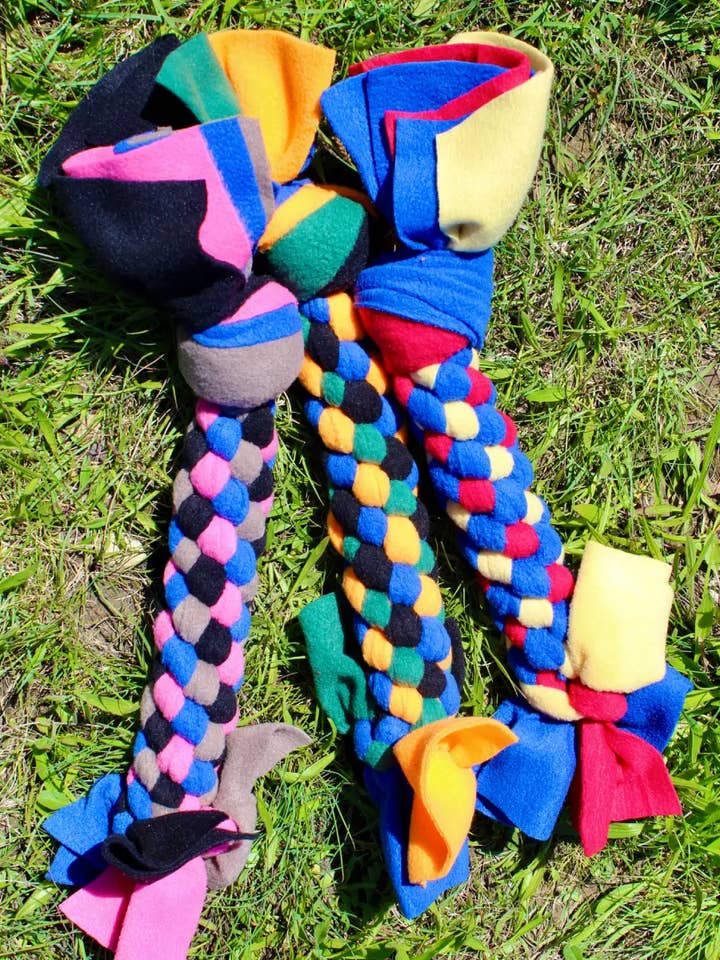 Scoubidou extra grande - Brinquedo para cão de grande porte por atacado de Leenia