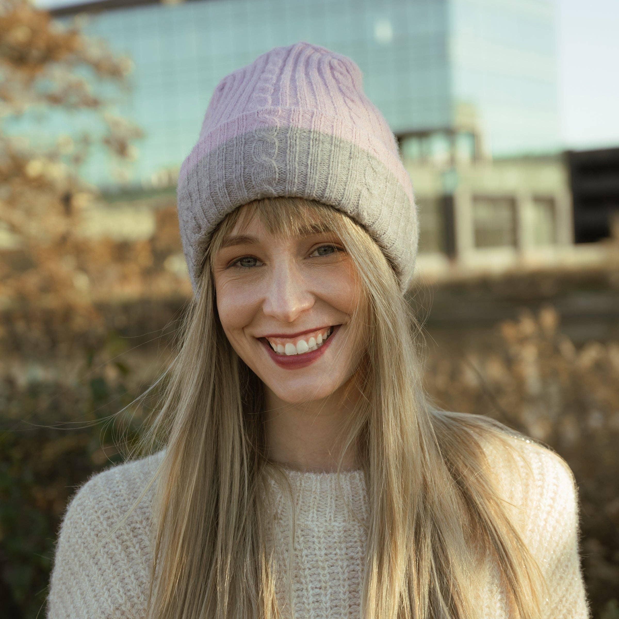 Muk Luks - Wholesale Beanie - Women's - MUK LUKS Women's Reversible Beanie4