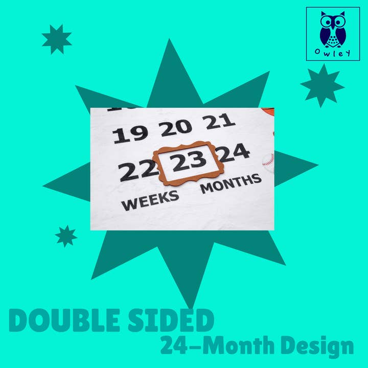 Owley Baby – wholesale Milestone blanket – Child & baby – Baby Milestone Blanket Double Sided Weeks/Months 0-245