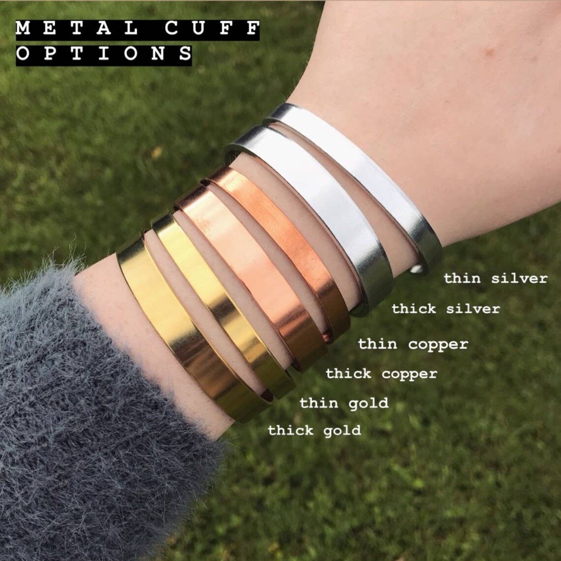 Black Tied - Wholesale Cuff Bracelet - Custom Cuff Bracelet |Stamped Personalized Quote Message1