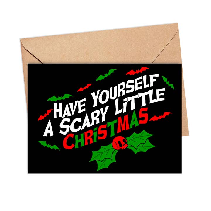 Printy Vibes - Wholesale Christmas Card - Have Yourself A Scary Little Christmas Spooky Greeting Card