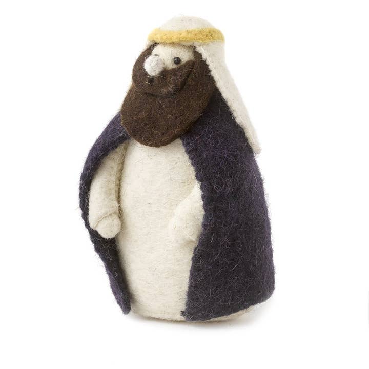 Arcadia Home - Wholesale Nativity Scene Decor - Christmas Nativity Scene in Hand Felted Wool, Manger, Creche5