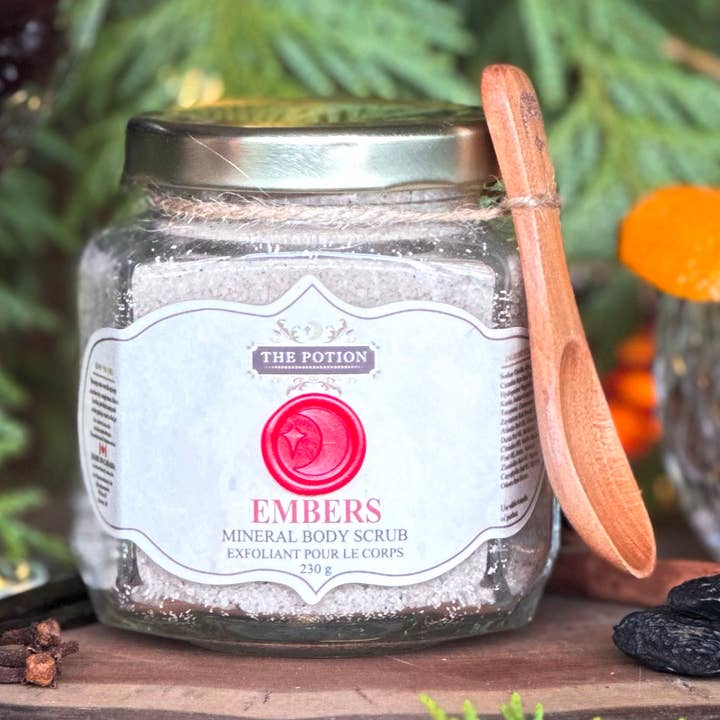 Embers Body Scrub for wholesale by The Potion Cosmetics Inc