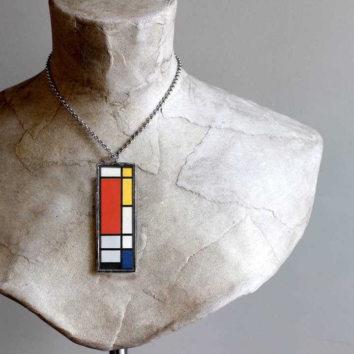 Homestyle Charlie - Wholesale Ornament - Mondrian Art Museum Christmas Ornament & Charm2