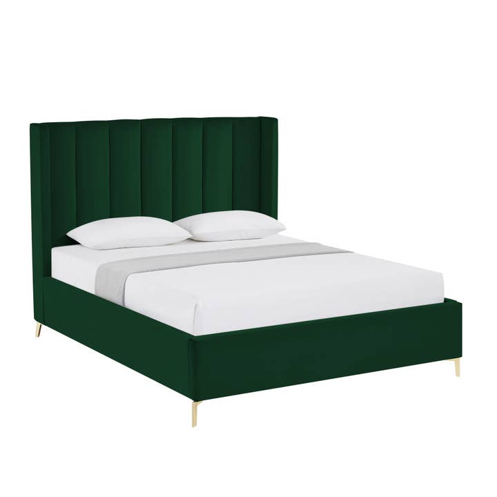 HomeRoots - Wholesale Bedroom furniture - Upholstered Queen Bed Frame4