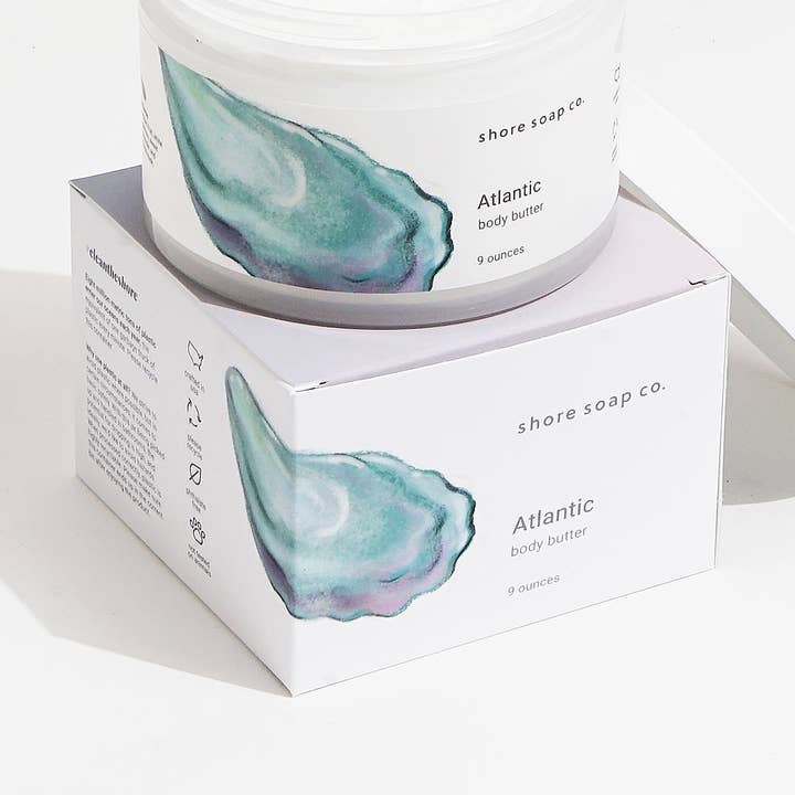 Atlantic Body Butter for wholesale by Shore Soap Co.