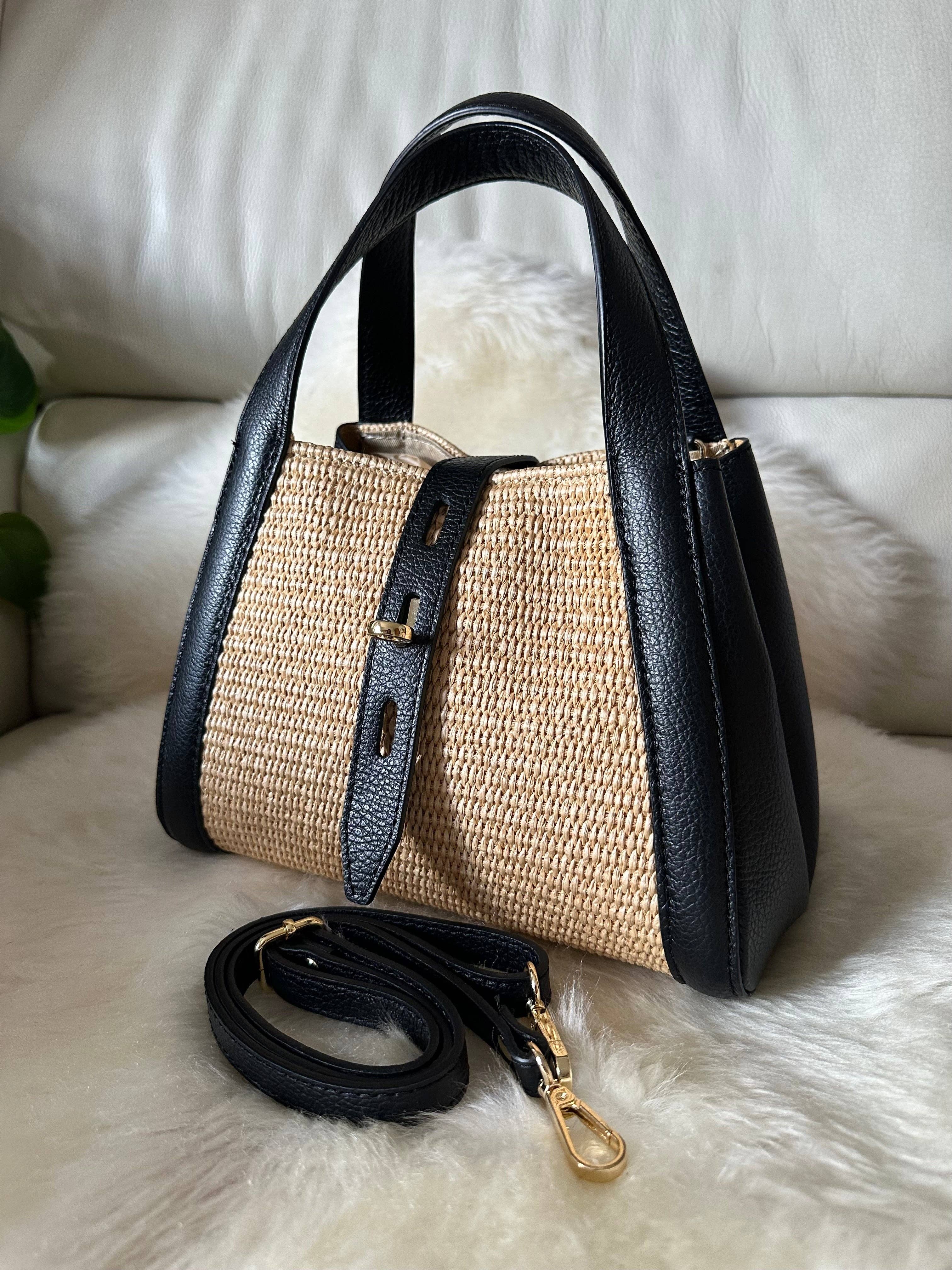 Zhade - Wholesale Top Handle Bag - Women's - ARUBA - raffia and leather13