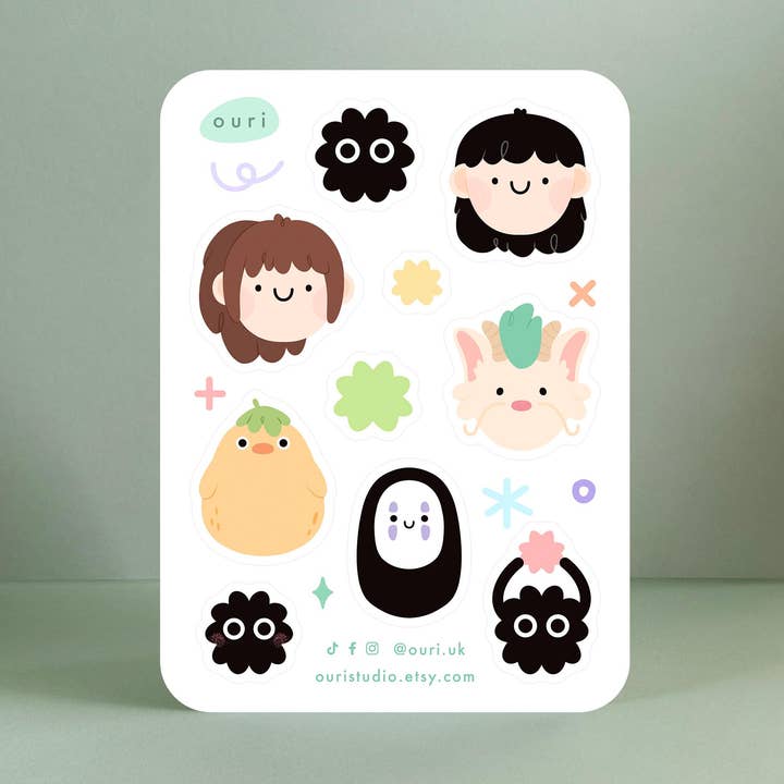 Magisk Anime Karakter Klistermærkeark: Fantasy Dekorationer for engroshandel hos Ouri Studio