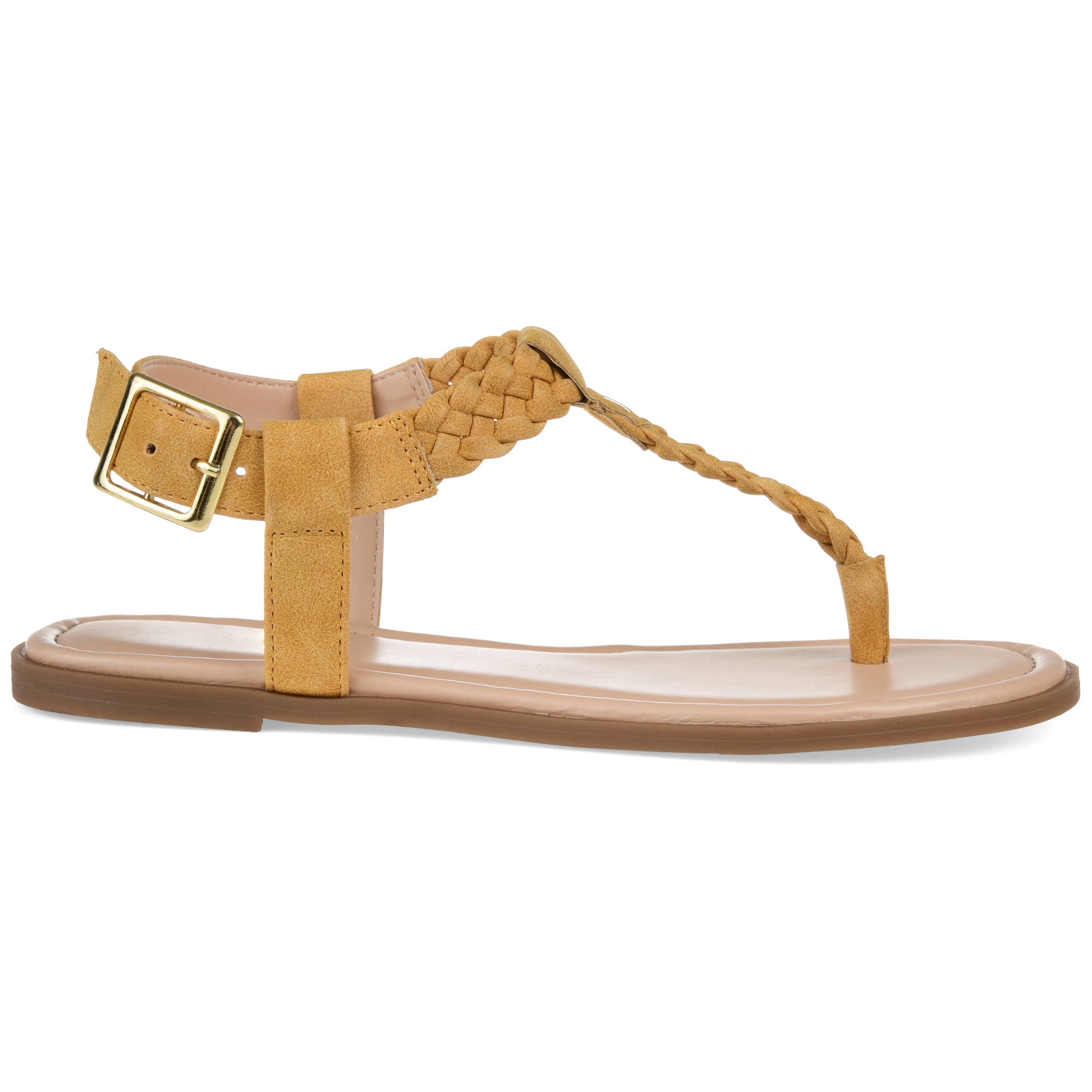 Journee - Wholesale Sandals - Women's - Genevive T-Strap Sandals In Faux Leather9