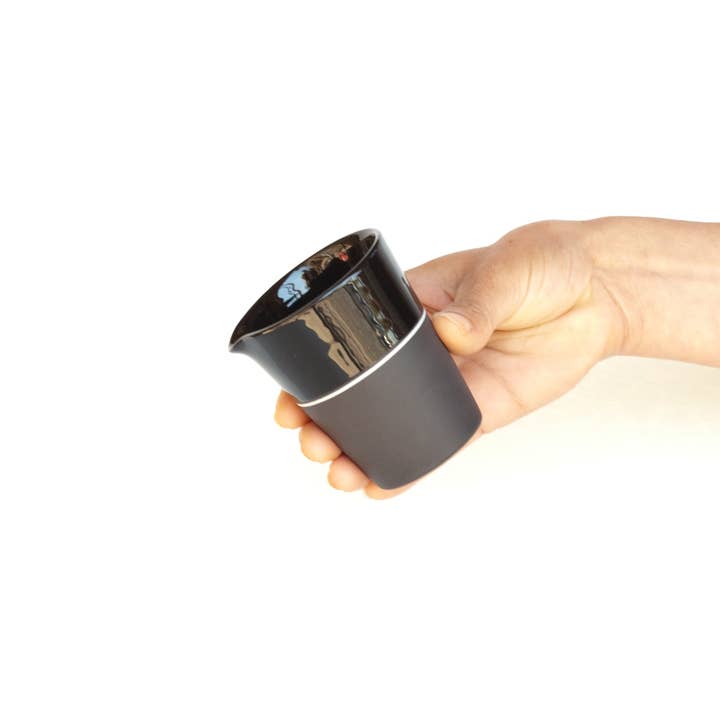 Black Porcelain Handleless Jug Small - 5 Colour Options for wholesale by Sue Ure Maison