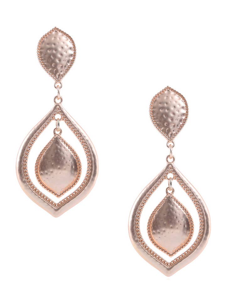 Pendientes de Aleación en Forma de Lágrima E6470 para venta al por mayor de Ole