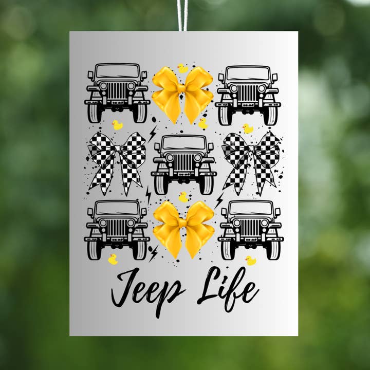 Jeep-Leben & Schleifen Auto-Lufterfrischer für den Großhandel von Collins & Co