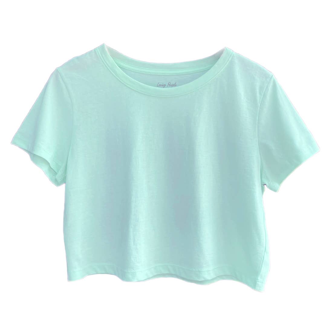 LOVING PEOPLE - Wholesale T-Shirt - Women's - Premium Crop Tees (Blues)15
