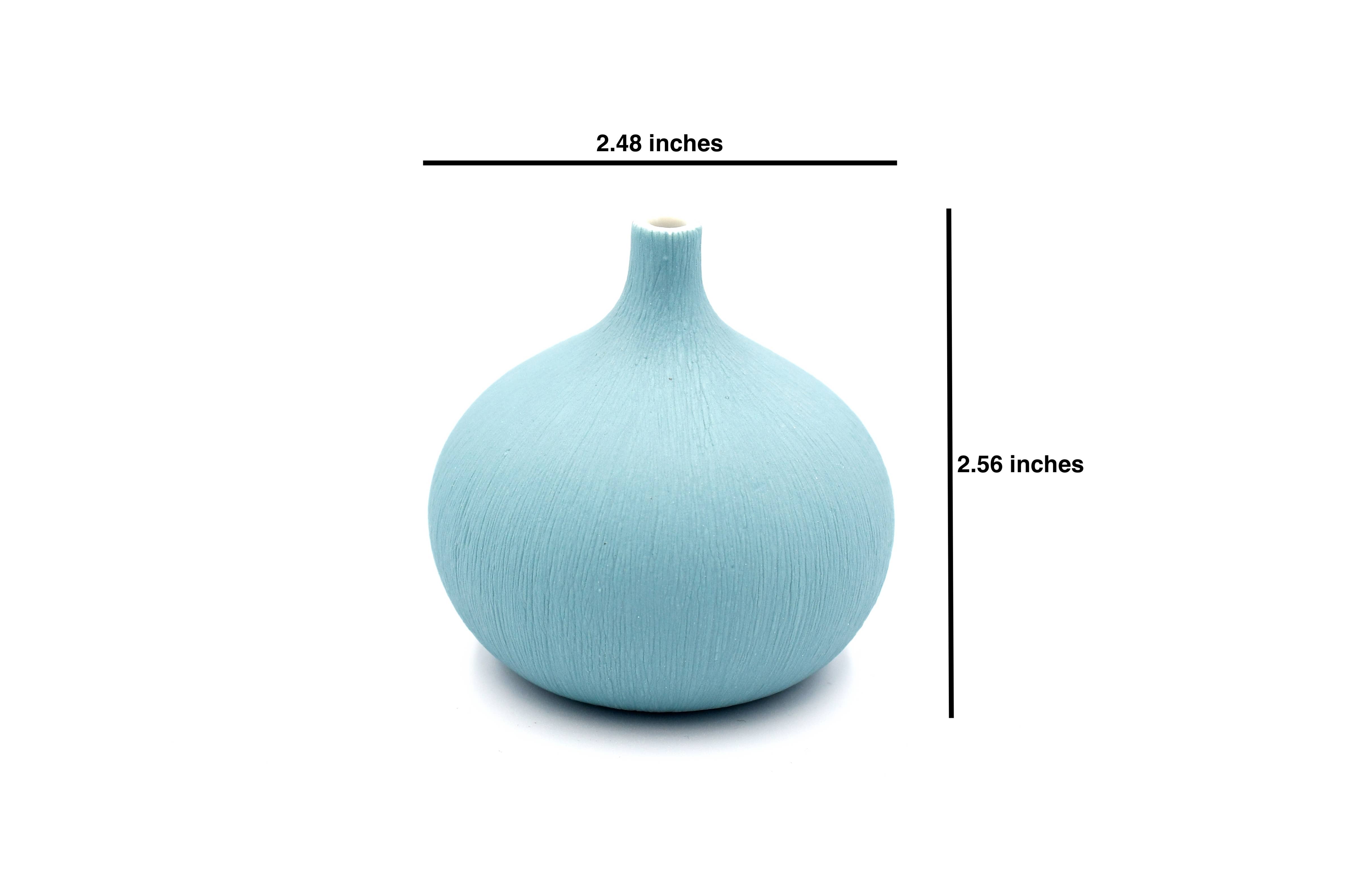 Art Floral Trading LLC - Venta al por mayor Floreros - 192SF20SKY CONGO TINY S-Jarrón de Porcelana Hecho a Mano1