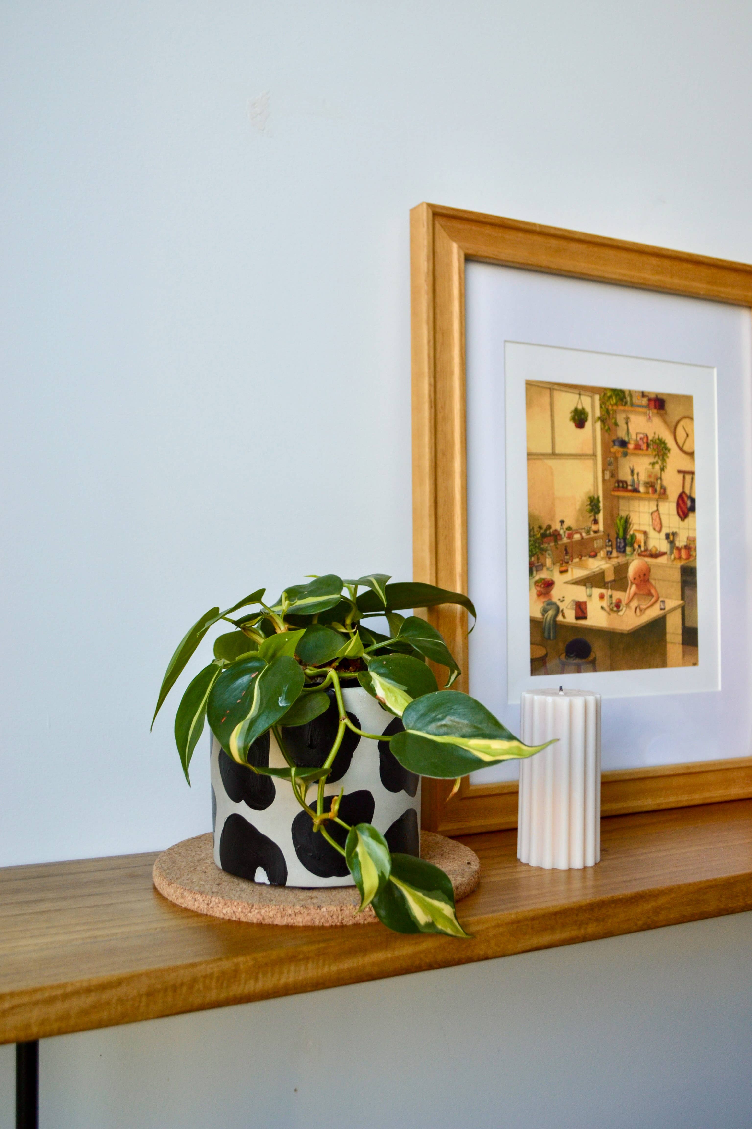 LindaMakess - Wholesale Plant Pot - Handpainted Cow Planter | multiple sizes7