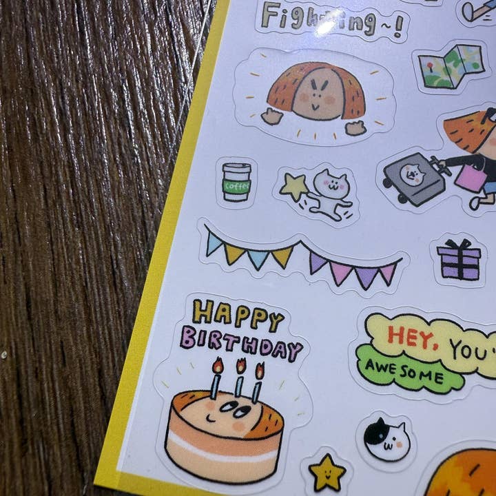 RiN! Studio US – wholesale Sticker – Kawaii PVC Stickers: Sketch Diary, Calendar Stickers8