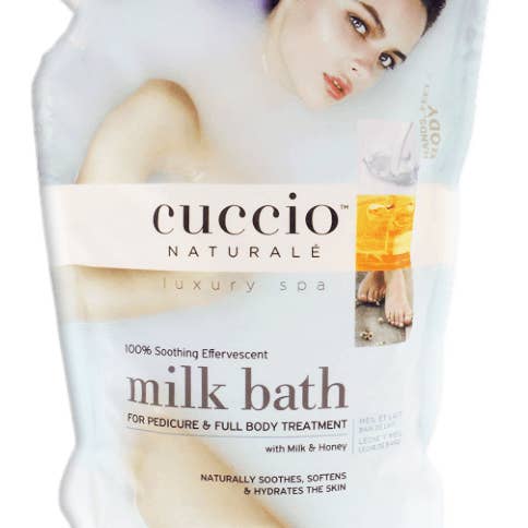 Bagno rilassante Cuccio Milk Bath 900ml per la vendita all'ingrosso da parte di HOLLYWOOD NAILS