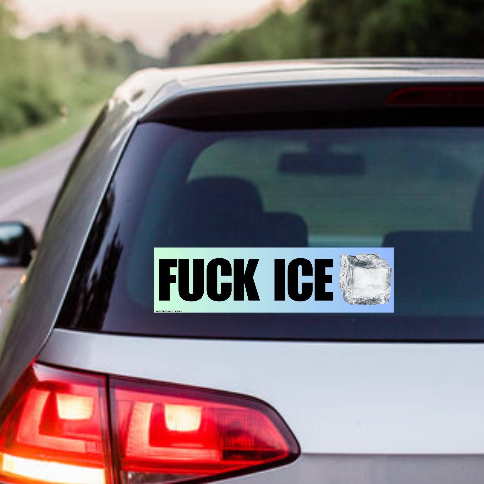 Frog Mustard Stickers - Wholesale Sticker - F**k ICE1