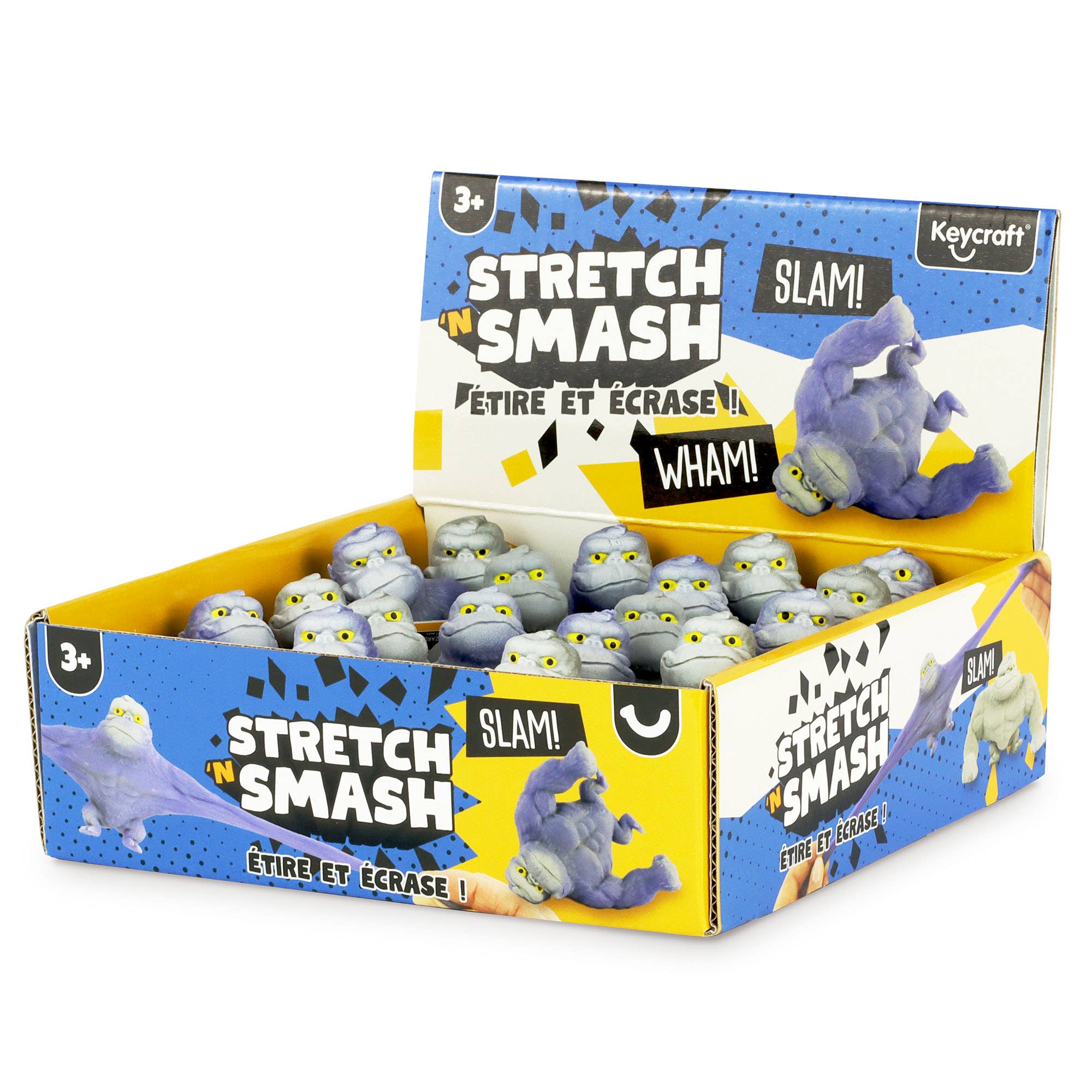 Keycraft - Wholesale Squishy Toy - Kids & Baby - Stretch 'N Smash Mini Gorilla Sensory Toy3