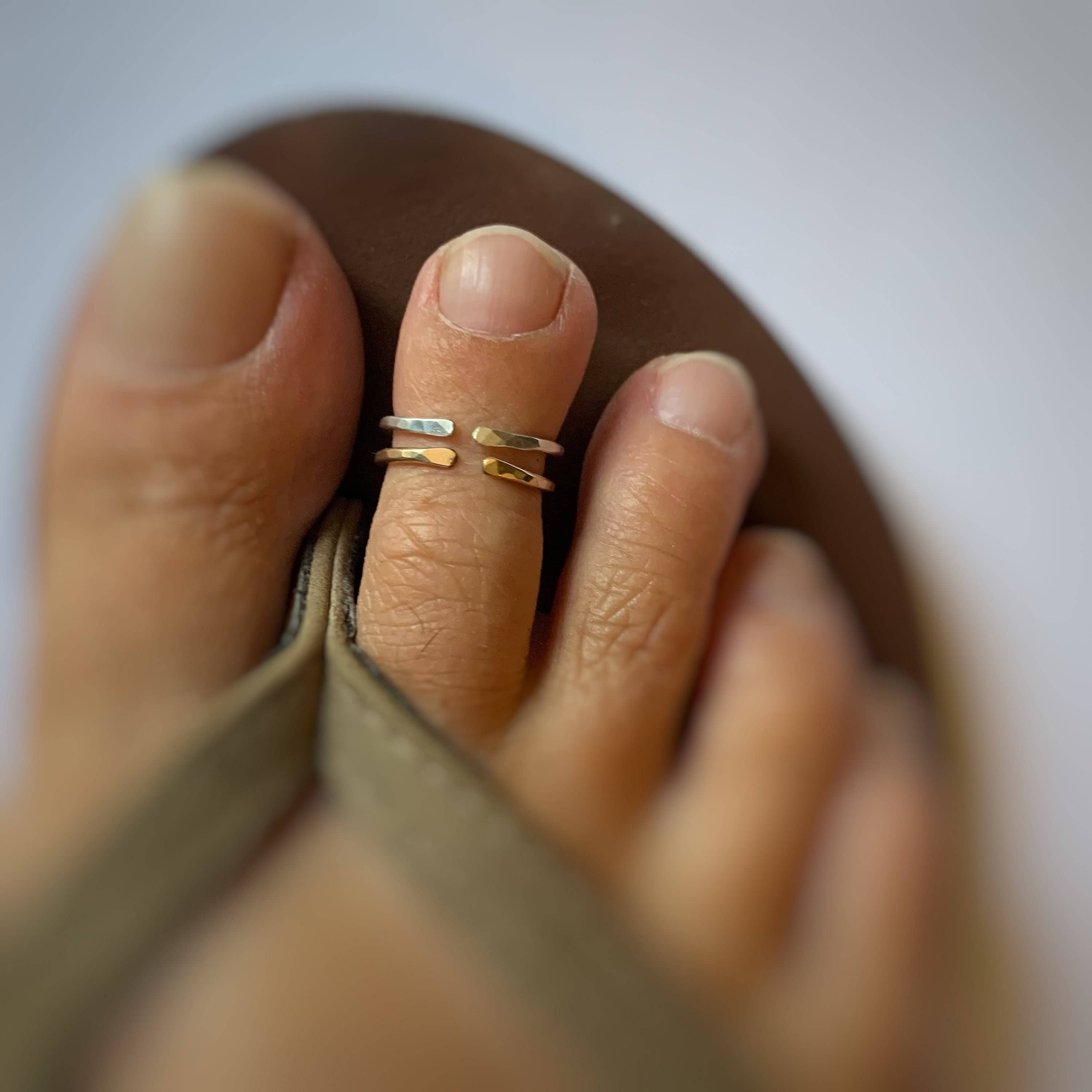 TayTayInspired - Wholesale Toe Ring - Set of Two Toe Rings2