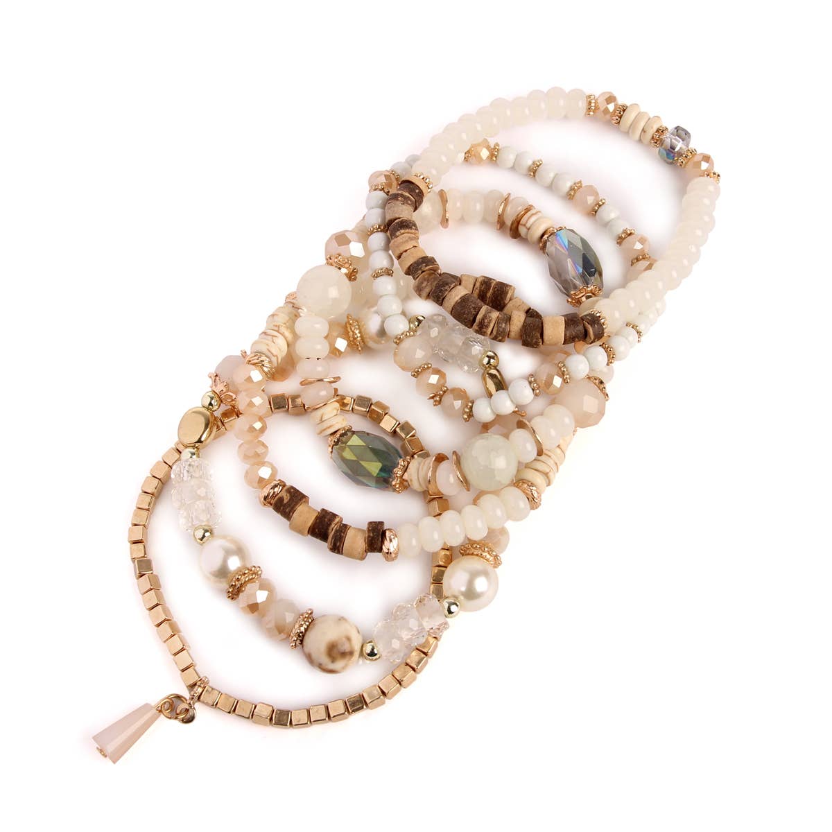 MYS Wholesale Inc - Wholesale Jewelry Set - Multi Stone Beads Stackable Bracelet5