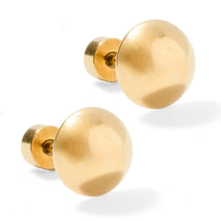 LINNY CO - Wholesale Stud/Post Earrings - Screwback Stud Earrings - Vera Round 8mm0