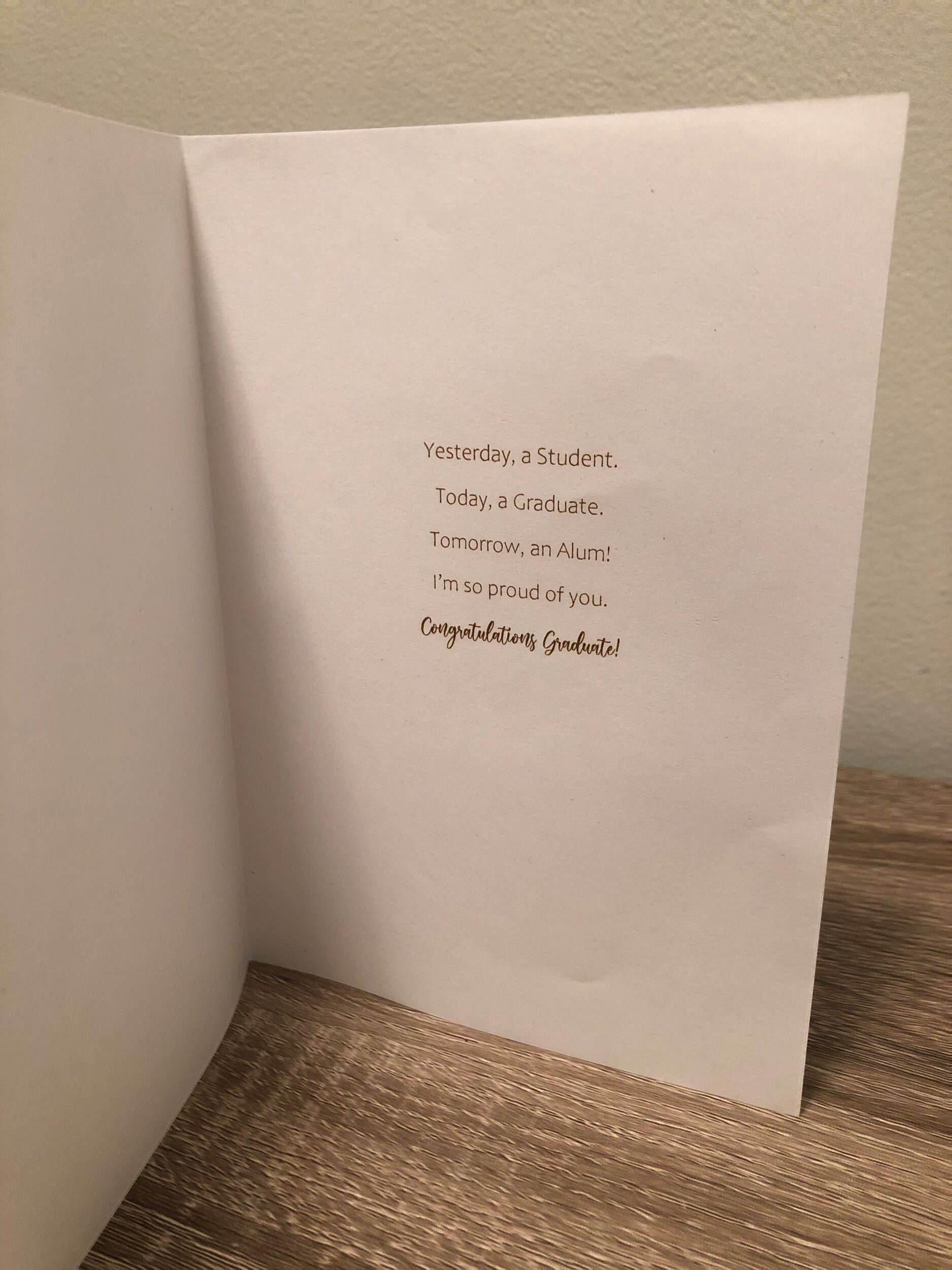 D. Johnson & Co Greetings - Wholesale Graduation Card - Fix Your Crown Graduation Card3