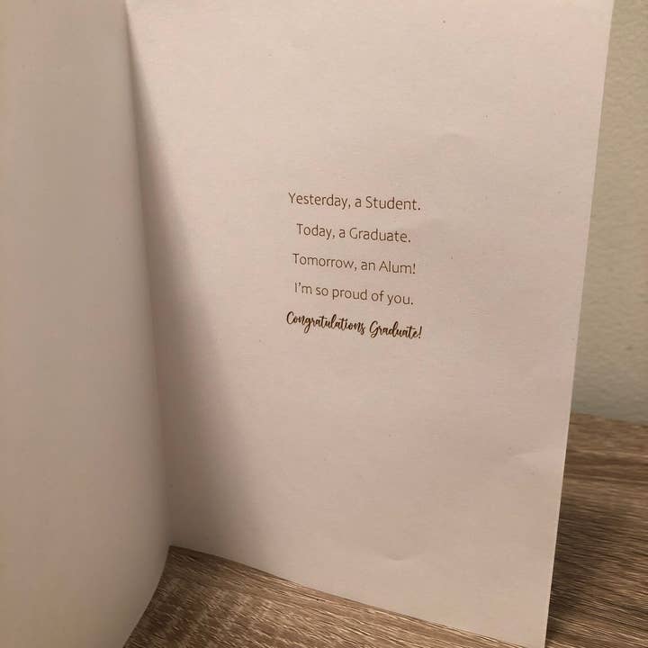 D. Johnson & Co Greetings - Wholesale Graduation Card - Fix Your Crown Graduation Card3