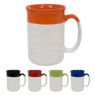 Market Street Promotions - Wholesale Insulated Mug/Tumbler - Spotted Sipper - 13oz