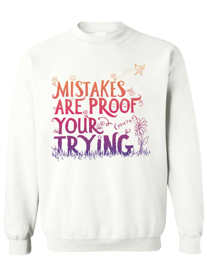 Os erros são a prova do seu (You're) Tenting - Camisola por atacado de Self-Care Is For Everyone