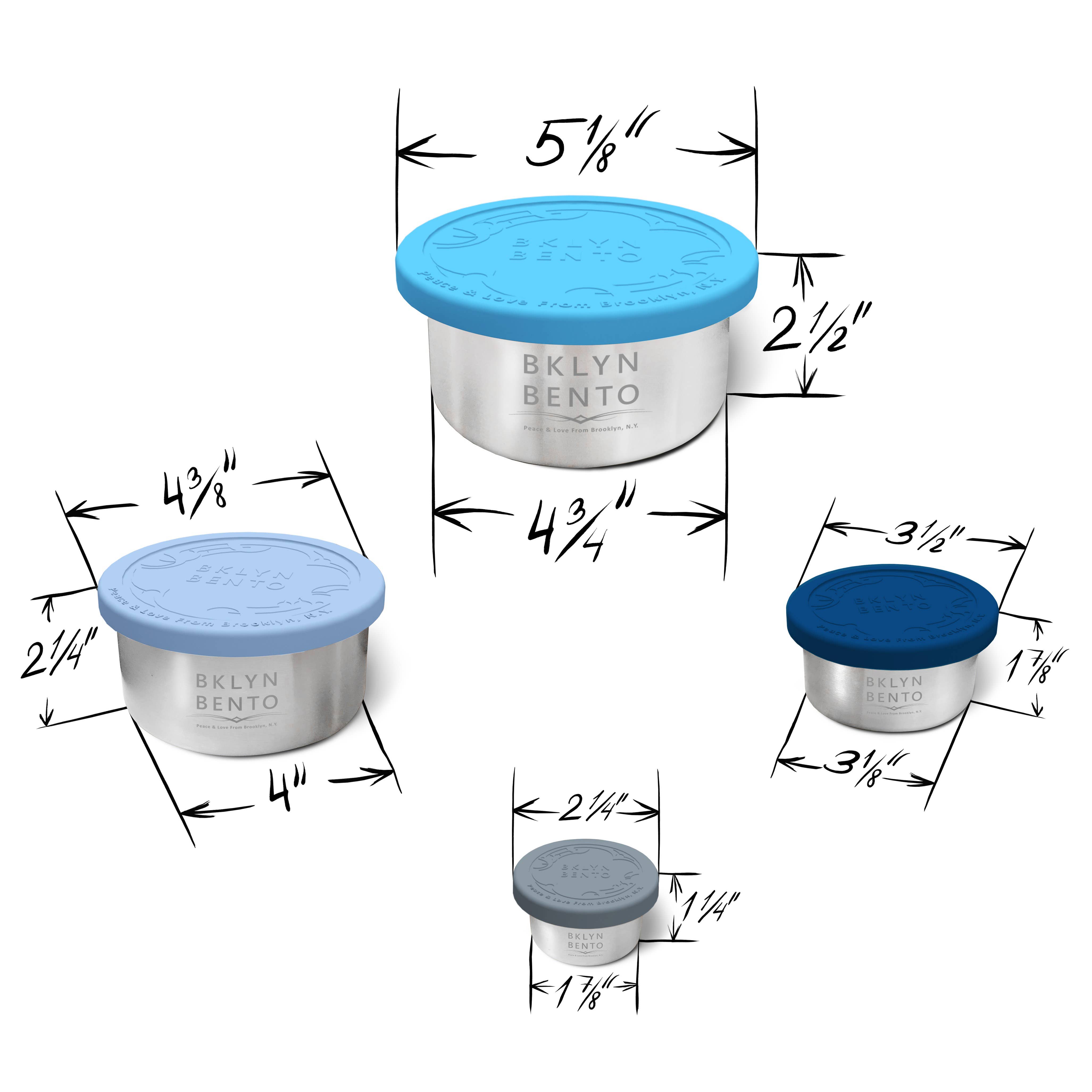 Bklyn Bento - Wholesale Food Storage Container - 4 Piece Set (Leakproof)2