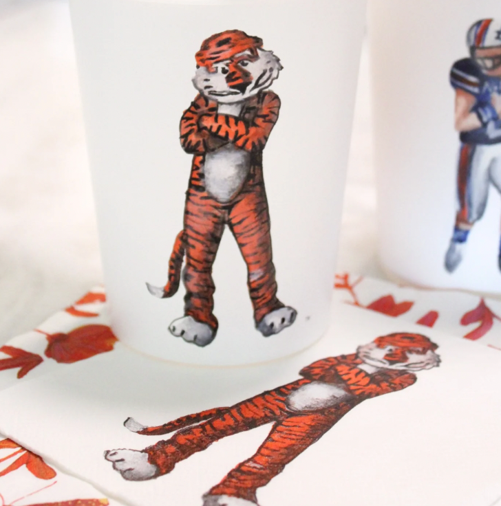 FOSTER - Wholesale Disposable Napkin - Auburn Aubie Napkin Set1