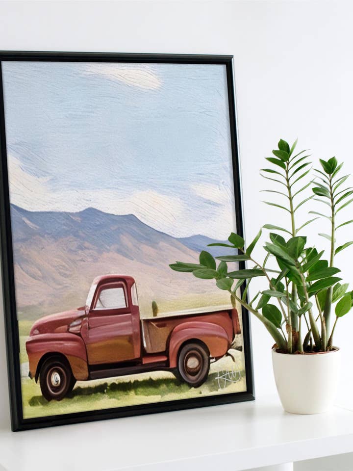 Den store gamle lastbiltryk for engroshandel hos Ramsaydigitals