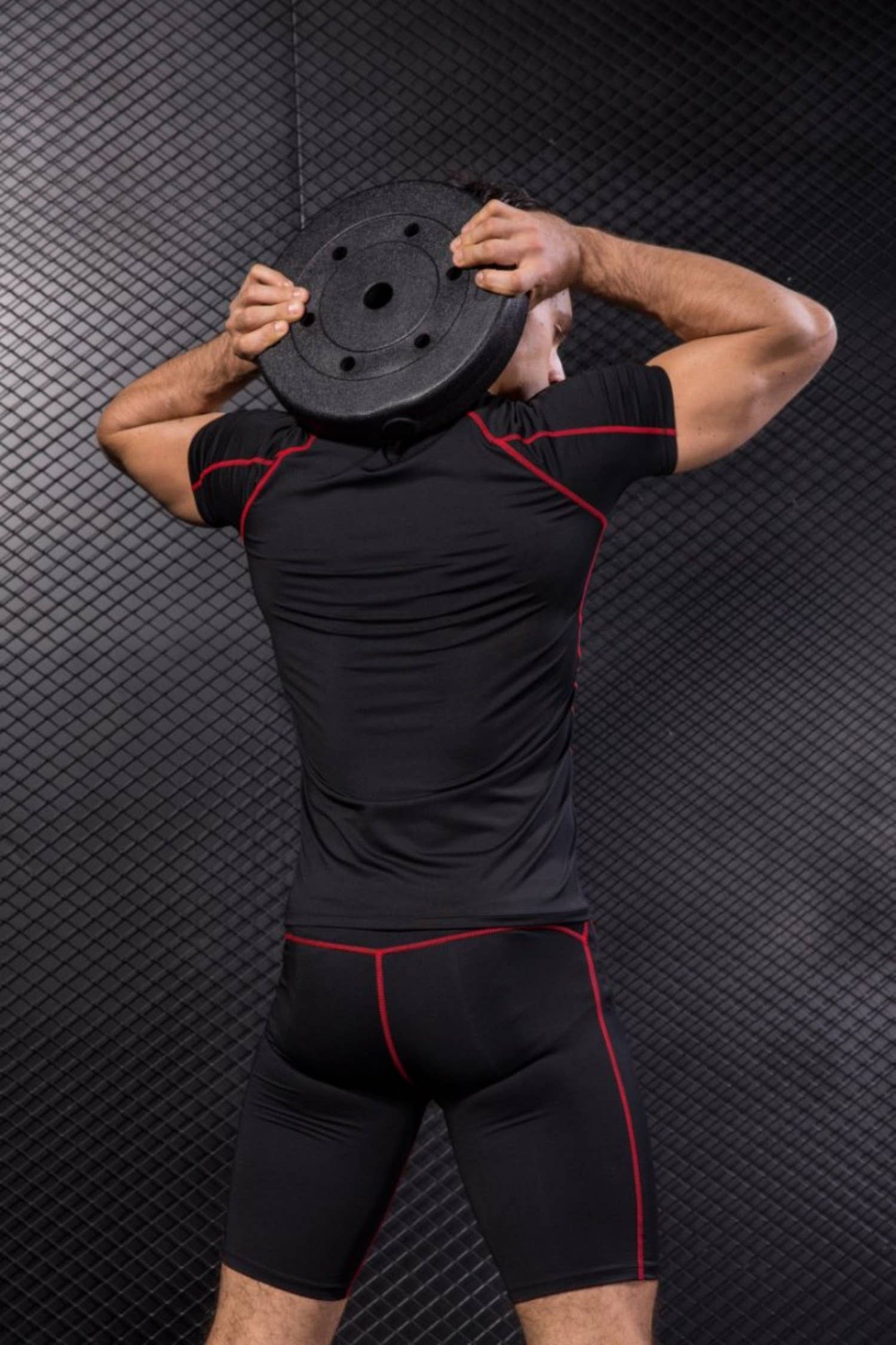 Active by Anna-Kaci - Wholesale Athletic Top - Men's - Men's Compression Short Sleeve Athletic T-Shirt10