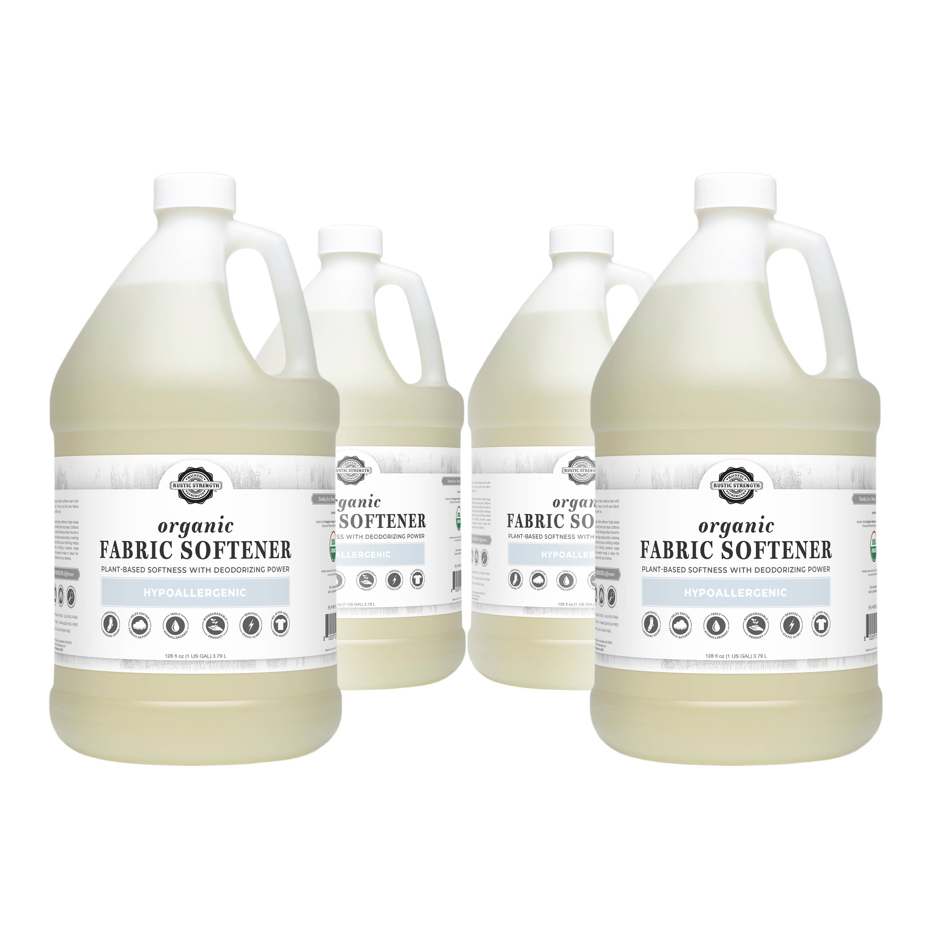 Rustic Strength - Wholesale Liquid Laundry Detergent - Organic Fabric Softener0