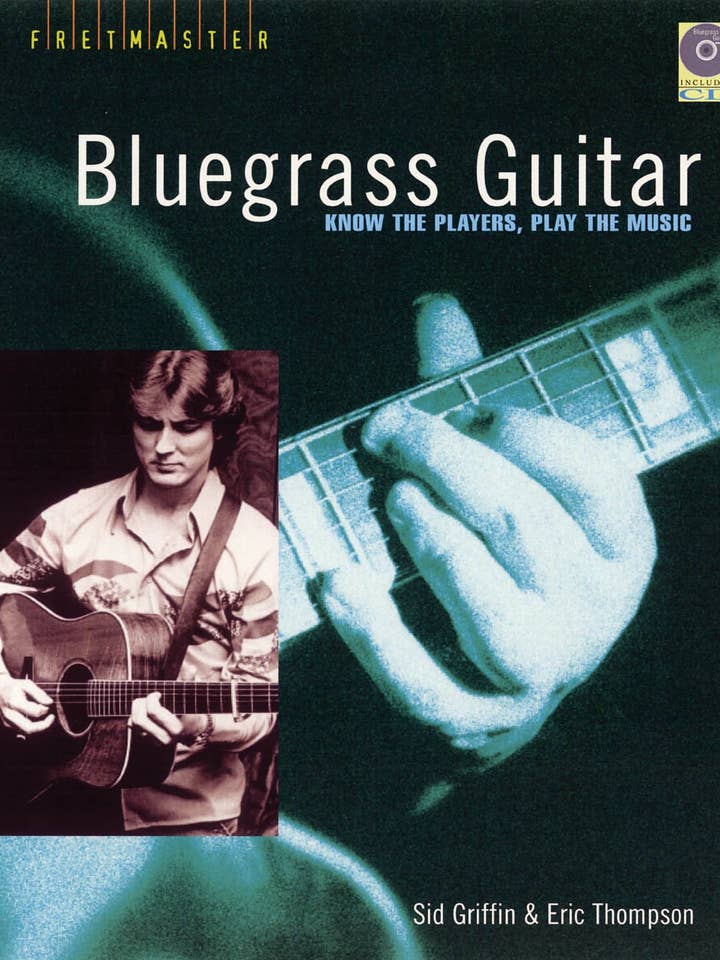 Libro di chitarra Bluegrass di Sid Griffin per la vendita all'ingrosso da parte di Real Retro
