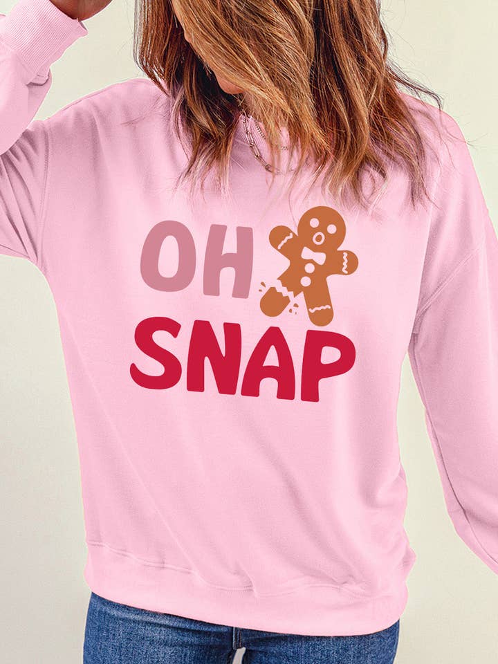 OH SNAP Sweatshirt für den Großhandel von Poppy Lee Lane