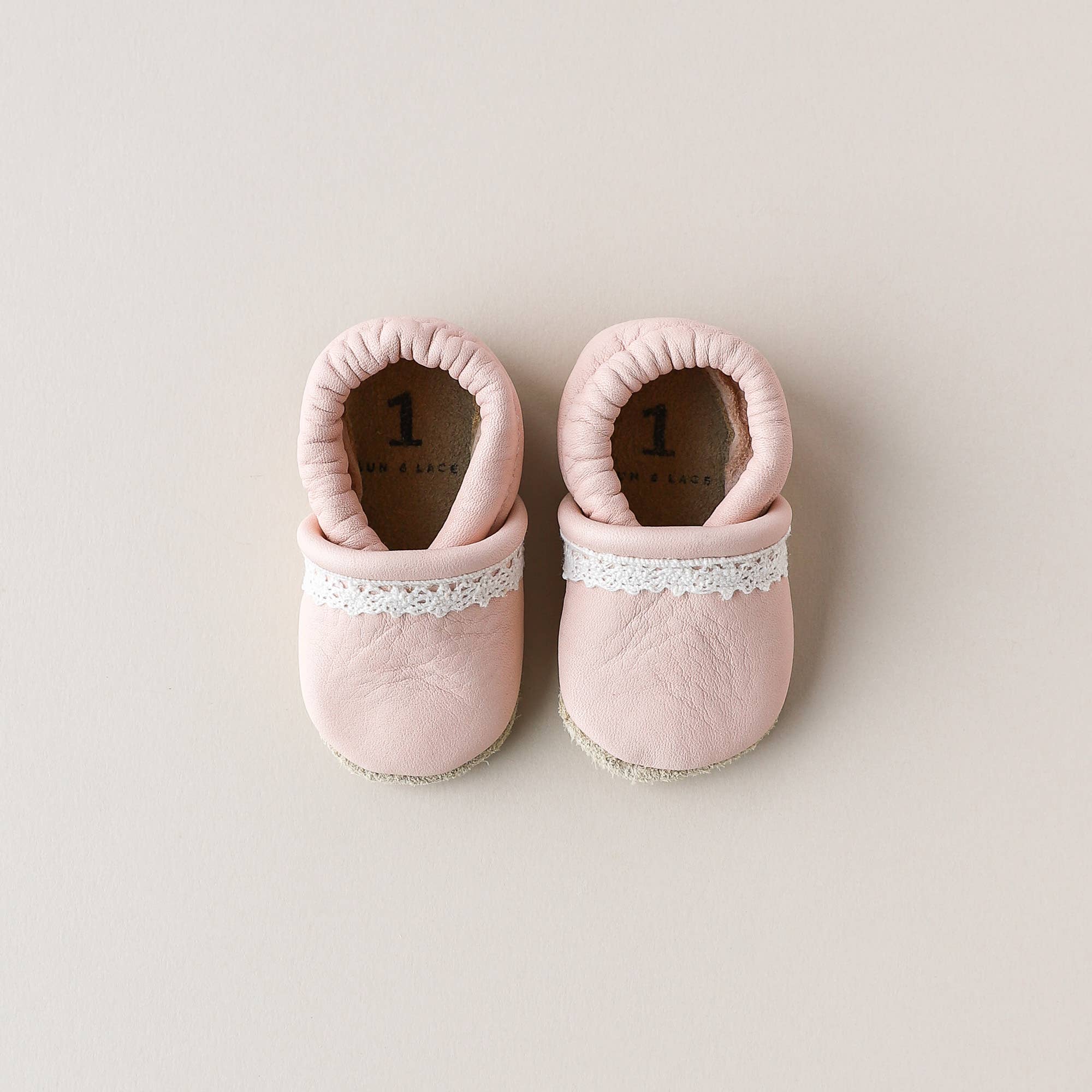 Sun & Lace - Wholesale Moccasins - Kids - Baby Girl Baby Moccs in Blush | Baby Girl Shoes2