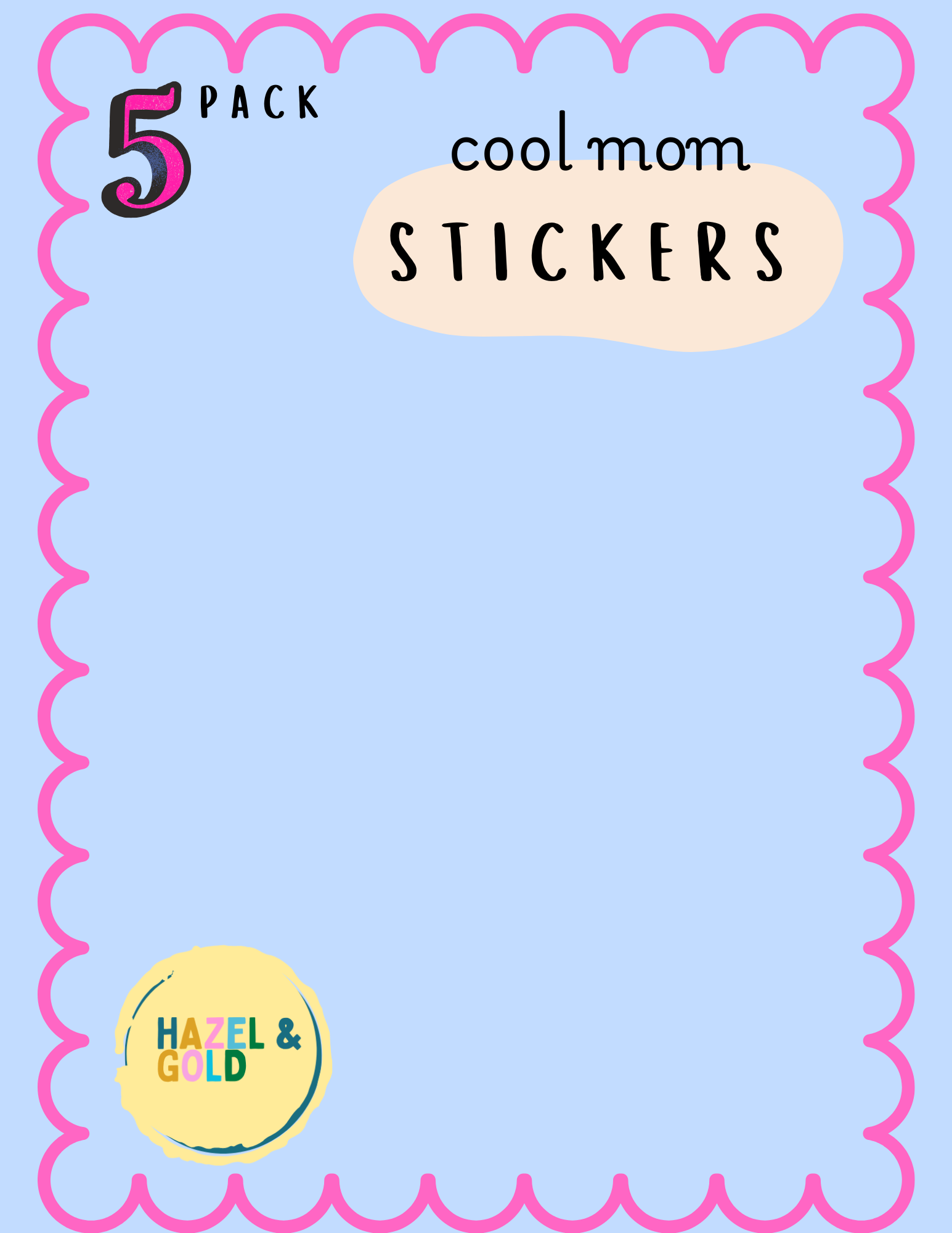 Wild & Wright - Wholesale Sticker - Cool Mom Sticker Set
6