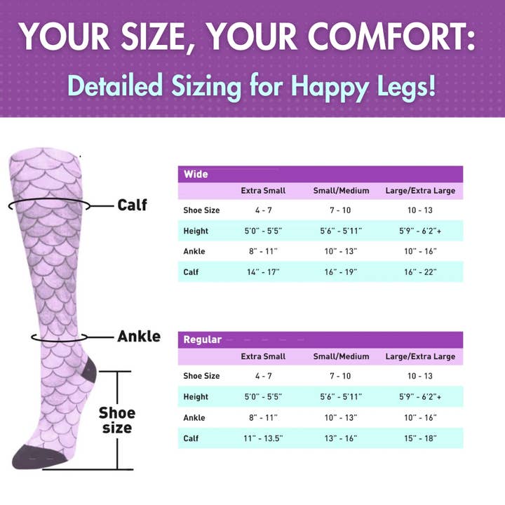 Crazy Compression - Wholesale Socks - Unisex - 360 Waving USA OTC Compression Socks (Standard & Extra Wide)3