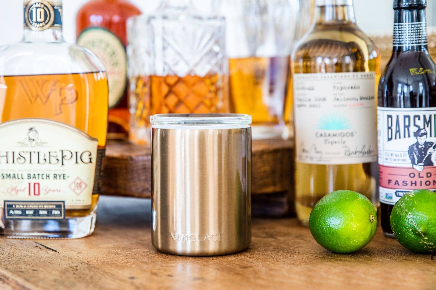 Vinglacé - Venta al por mayor Copas de cóctel/licor - Bola baja de whisky revestida de vidrio de cobre