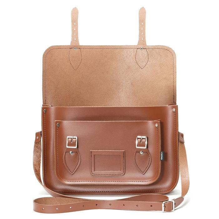 Zatchels - Wholesale Satchel - Women's - Handmade Leather Satchel - Chestnut- Available in 3 sizes3