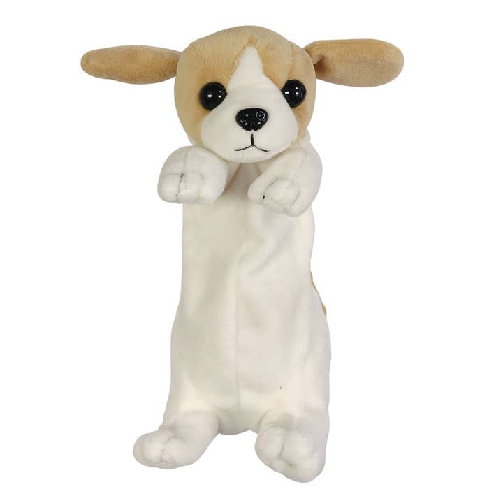 Wrapables Cute Puppy Pouch Plush Pencil Case for wholesale by Wrapables.com