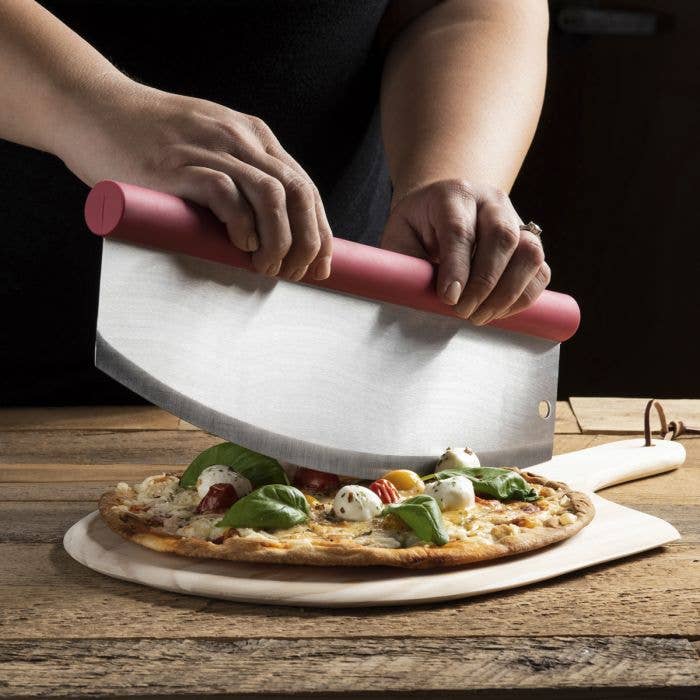 HIC - Harold Import Co. - Wholesale Kitchen Tool/Gadget - Fantes Cousin Luca's Rocking Pizza Cutter With Blade Guard6