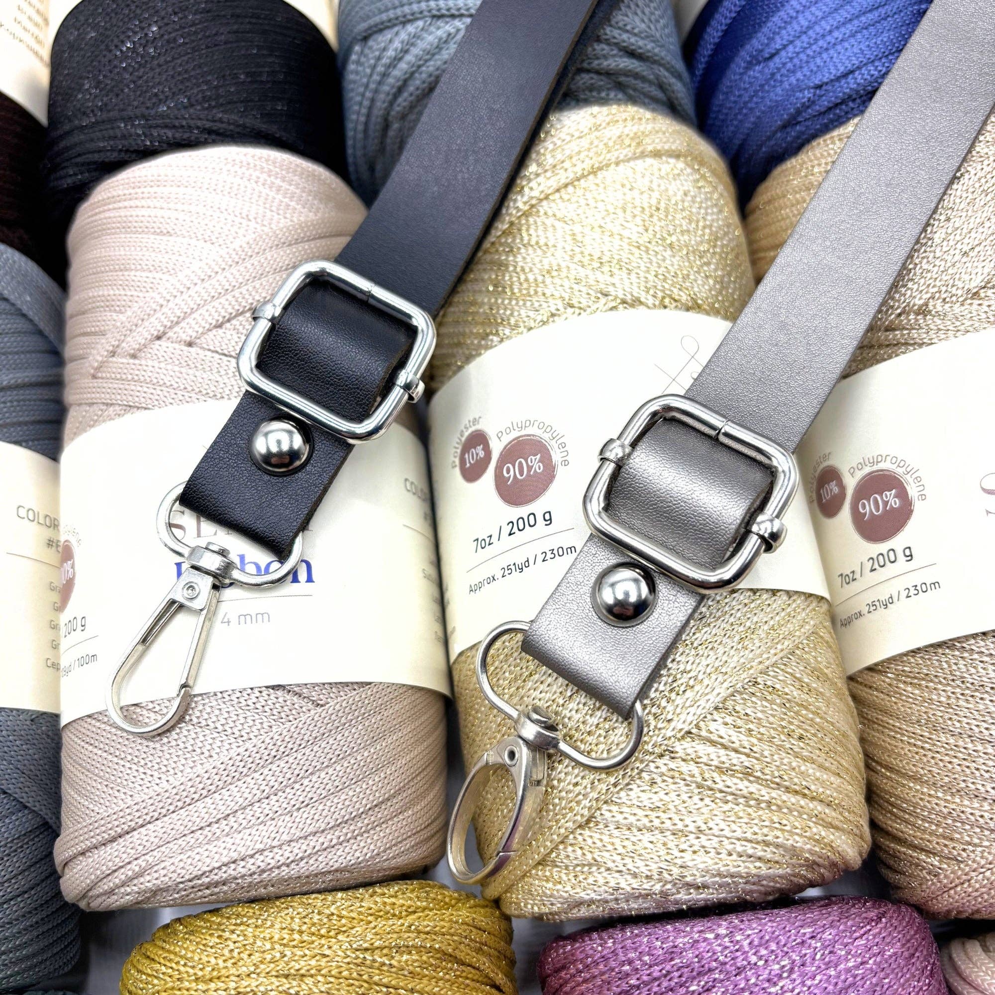 Sensy – Großhandel Schulterriemen – Unisex – PU-Leder verstellbarer Taschenriemen (65 cm bis 135 cm)19