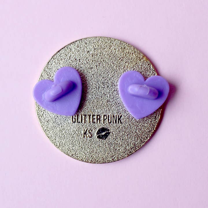 Glitter Punk - Vente Épinglettes/boutons - Cosmic Cat – Collection Art nouveau5