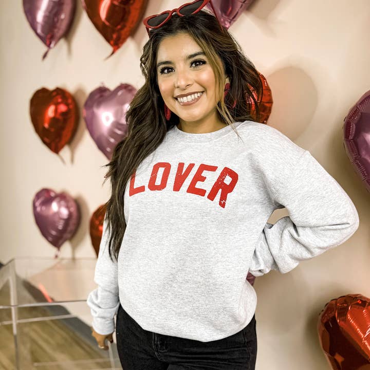 Lover Crewneck Sweatshirt, Valentine's Day Shirt, Valentine for wholesale by Mugsby