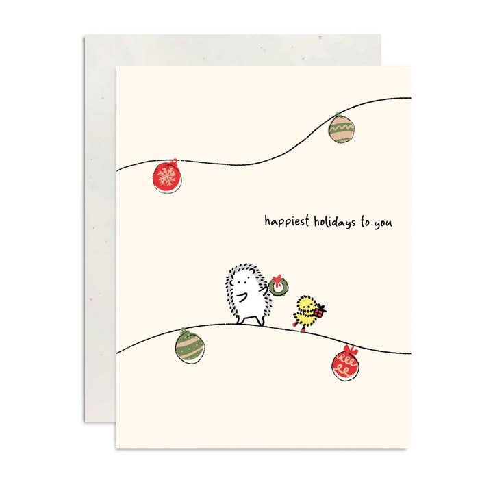 Ornaments Holiday Card for wholesale by Tales of Eleanor